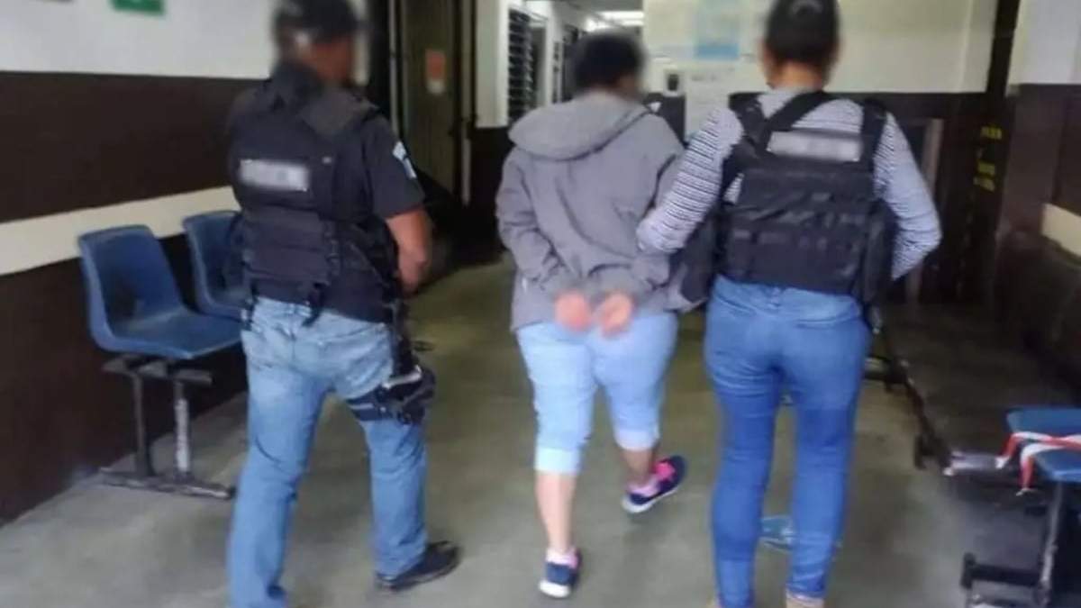 La detenida