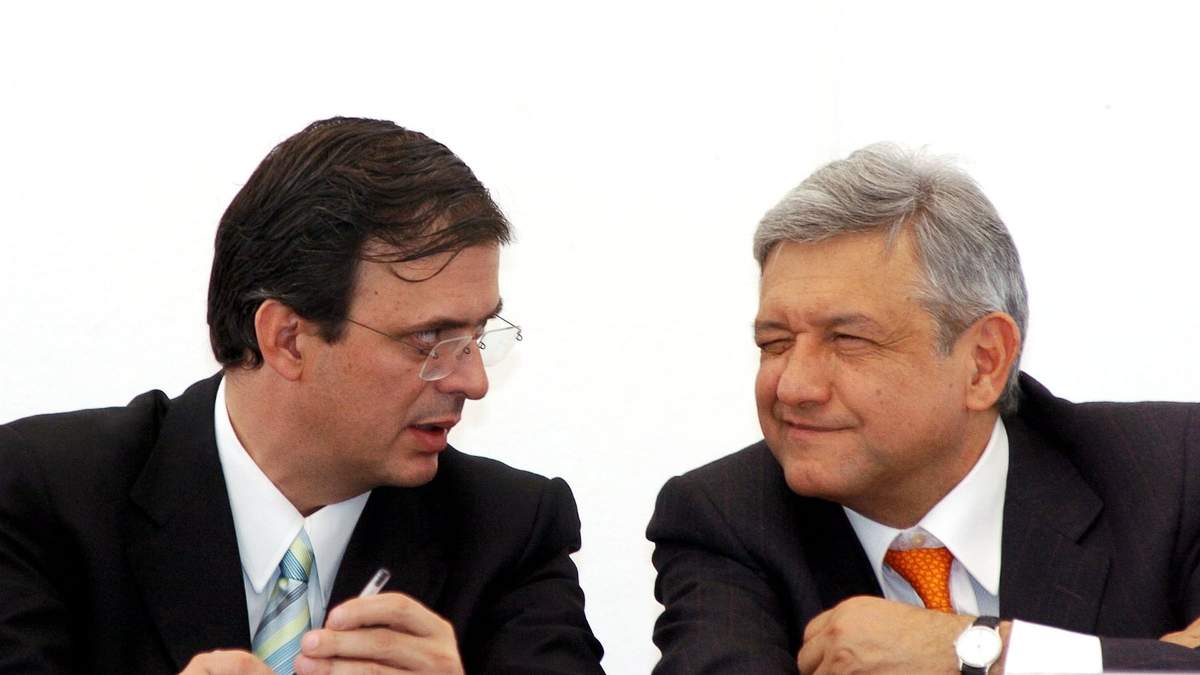 Ebrard y AMLO previo a la campaña de 2006