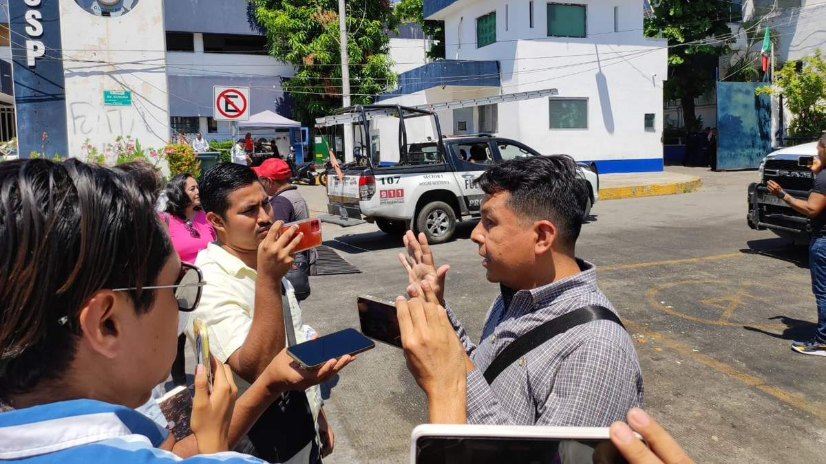 El reportero Daniel Velázquez