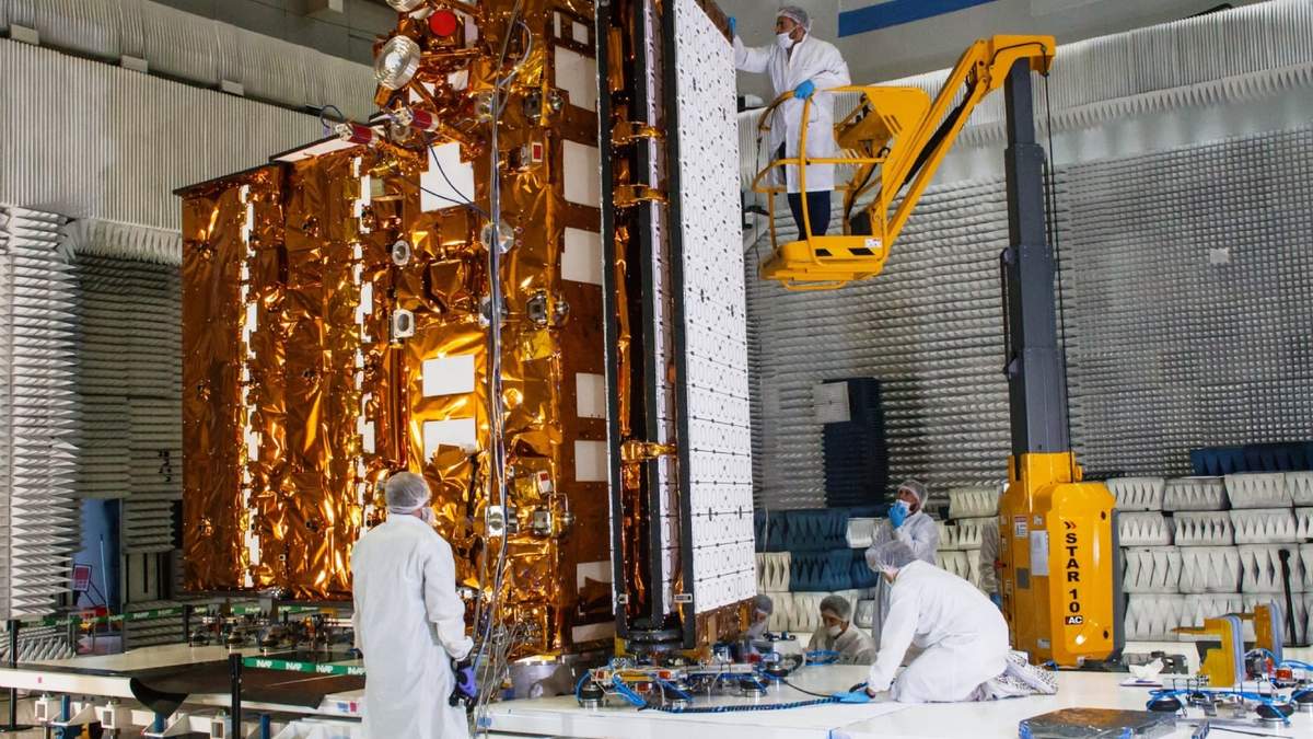 Satélite SAOCOM 1B. (Foto: Twitter).