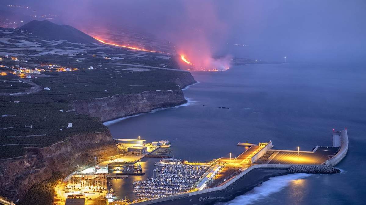 Erupción volcánica en La Palma. Fuente: (Twitter)