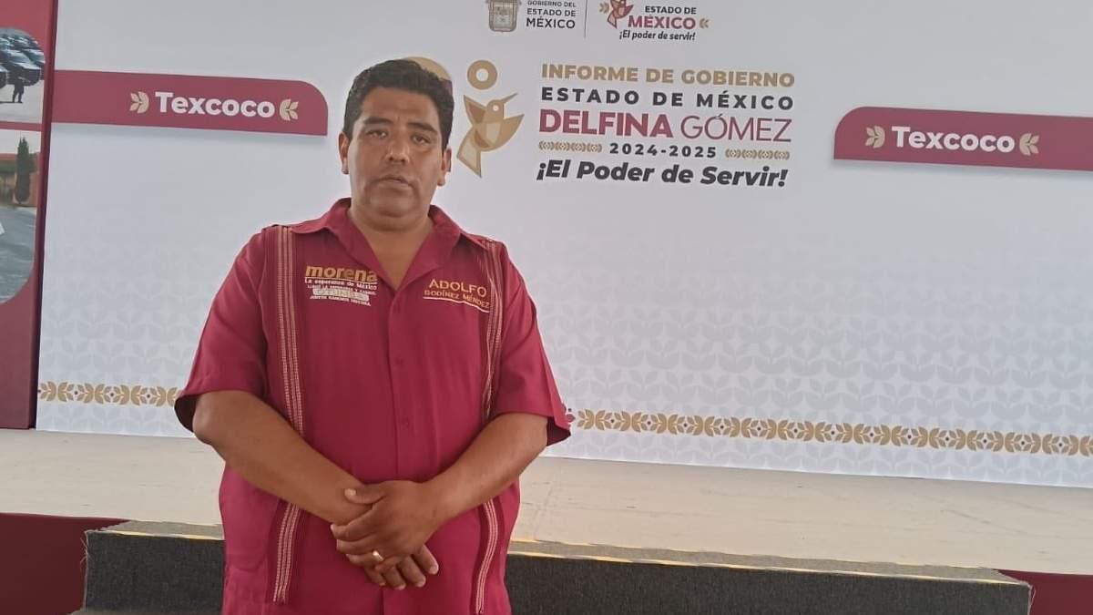 El excandidato de Morena a la presidencia municipal de Otumba, Adolfo Godínez