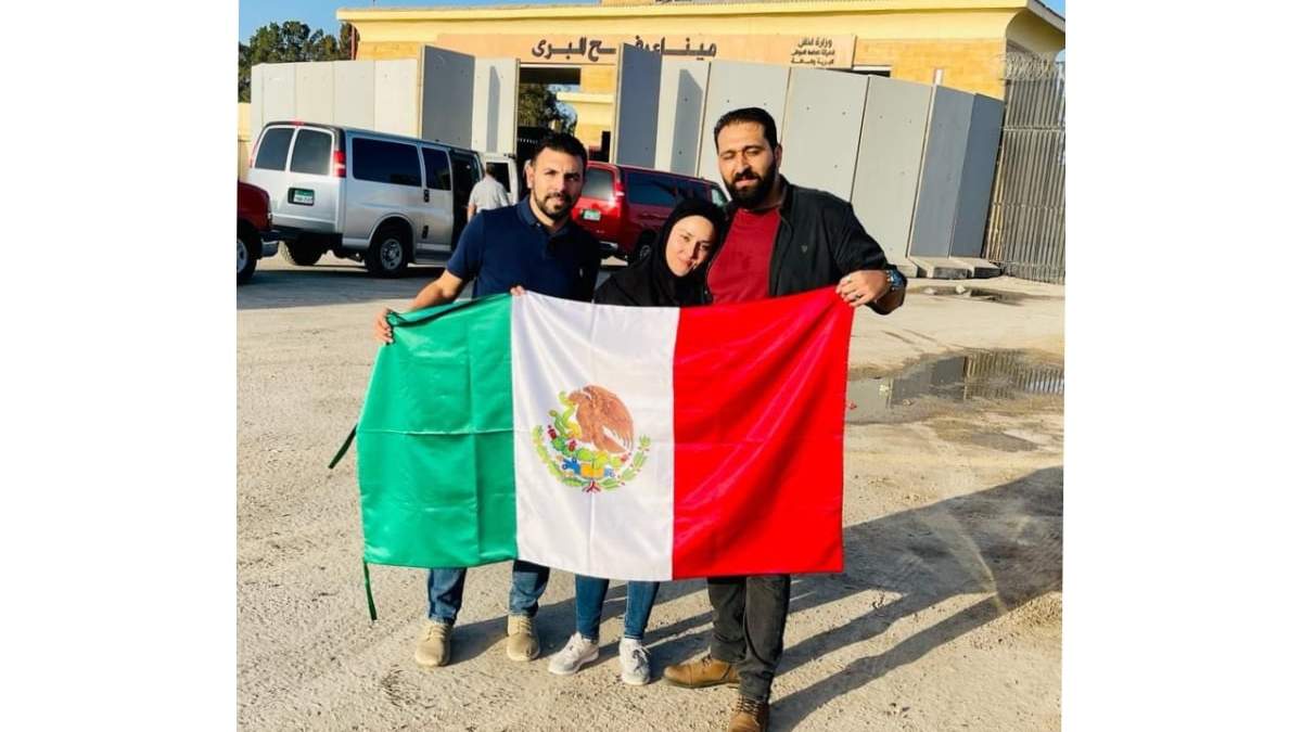La mexicana Bárbara Lango, salida de Gaza