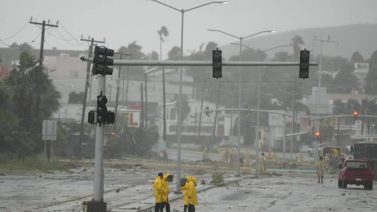 Huracán Norma en Todos Santos, BC