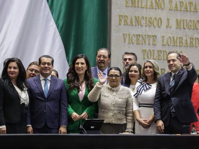 Rosa Icela Rodríguez defiende ante diputados la estrategia de seguridad de Sheinbaum y AMLO