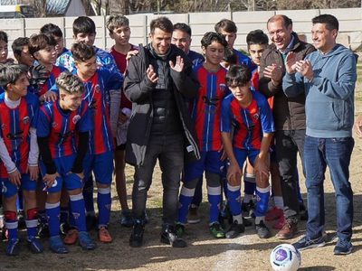 Ponzio compartió con los más chicos y destacó el rol de la familia