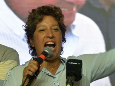 Arabela Carreras se mostró contrariada por la designación de Martín Soria
