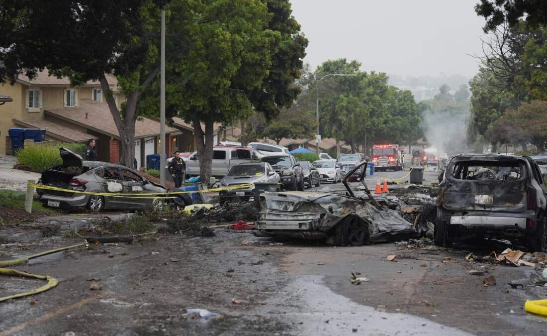 Zona del accidente