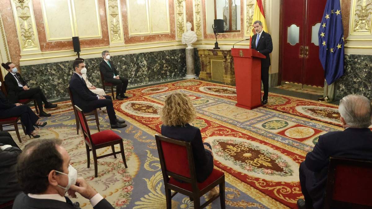 El rey de España en su discurso