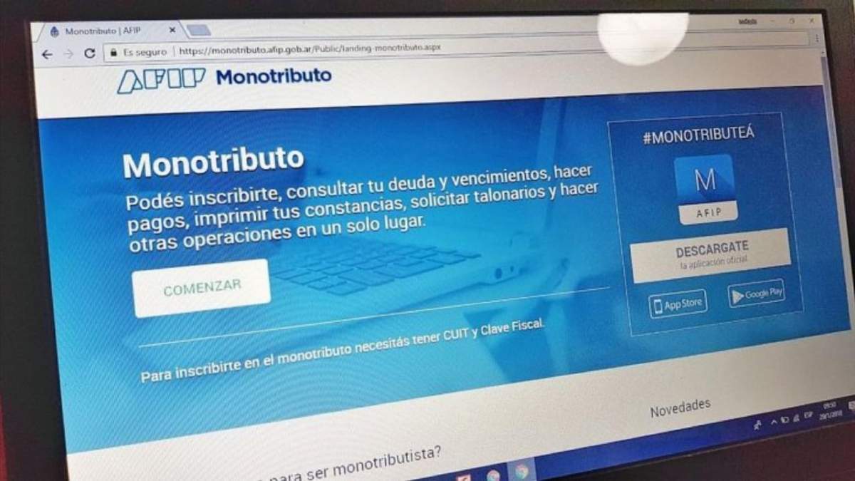 Monotributo. Fuente: (Twitter)