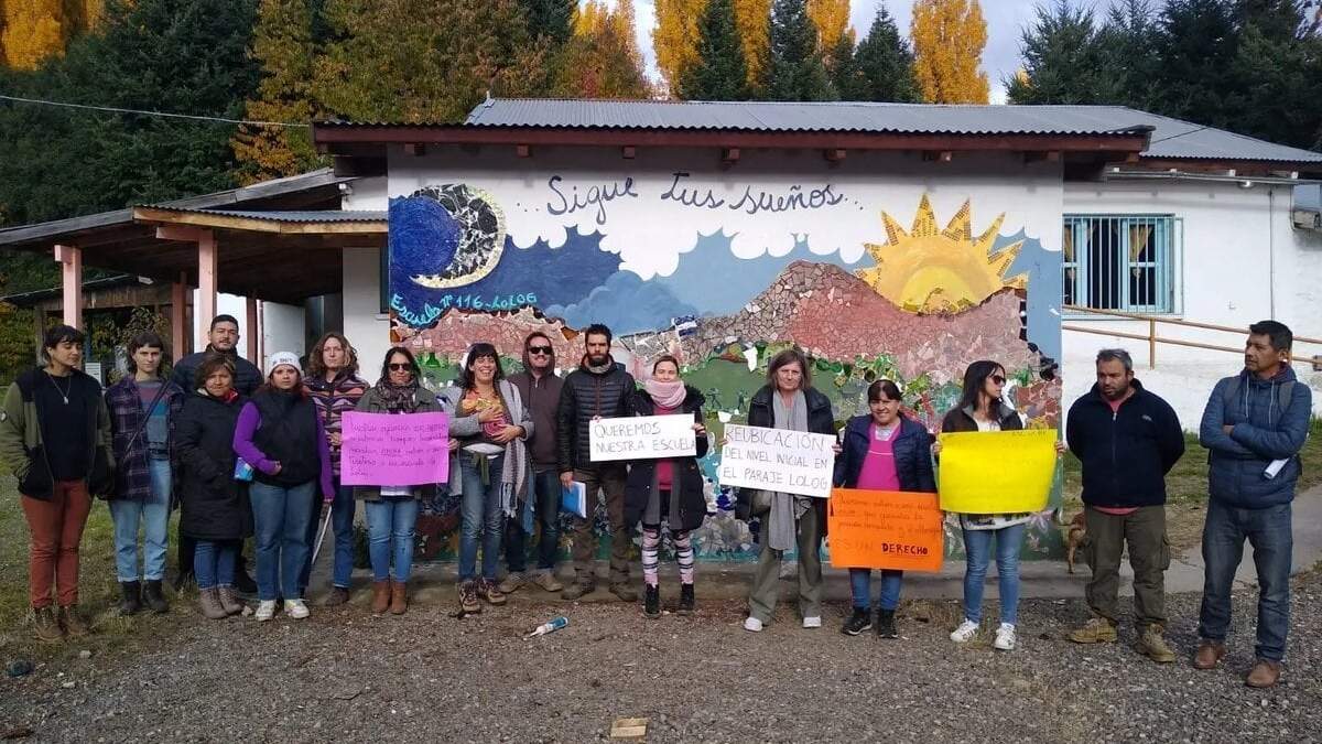 Reclamo en la escuela 116. Fuente (RSM).