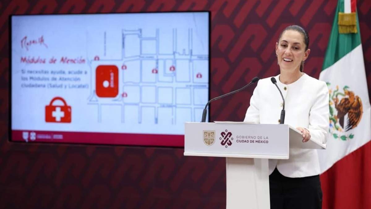 Claudia Sheinbaum en la conferencia