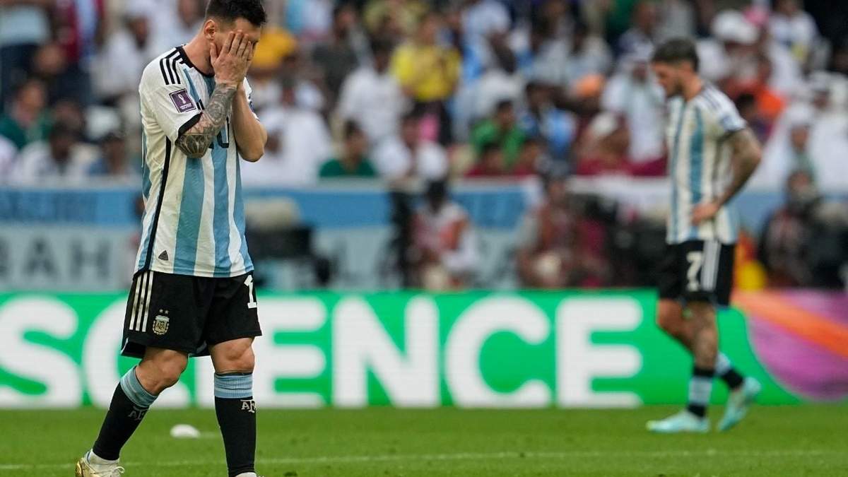 Messi, al consumarse la derrota
