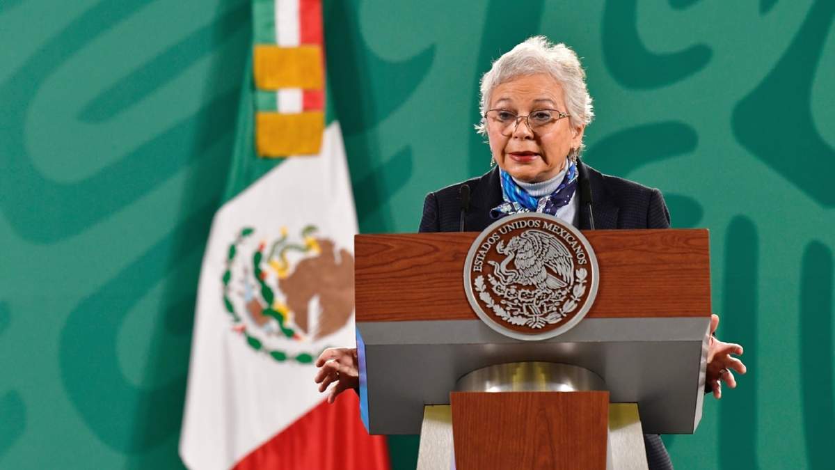La secretaria de Gobernación, Olga Sánchez Cordero