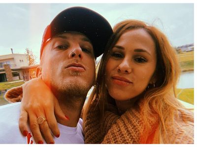 ¡Ay! El tierno posteo de Barby Silenzi para El Polaco en un día muy especial. ¡Abril a la vista!