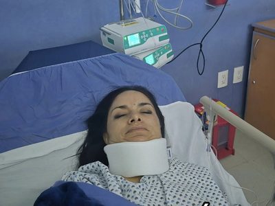 #LadySears lanza escultura contra una mujer en la cabeza y la manda al hospital