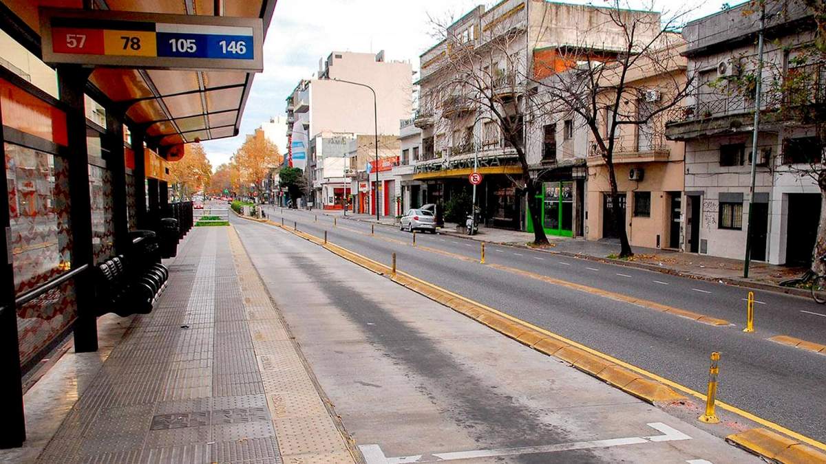 Argentina en cuarentena. Fuente: (Twitter)