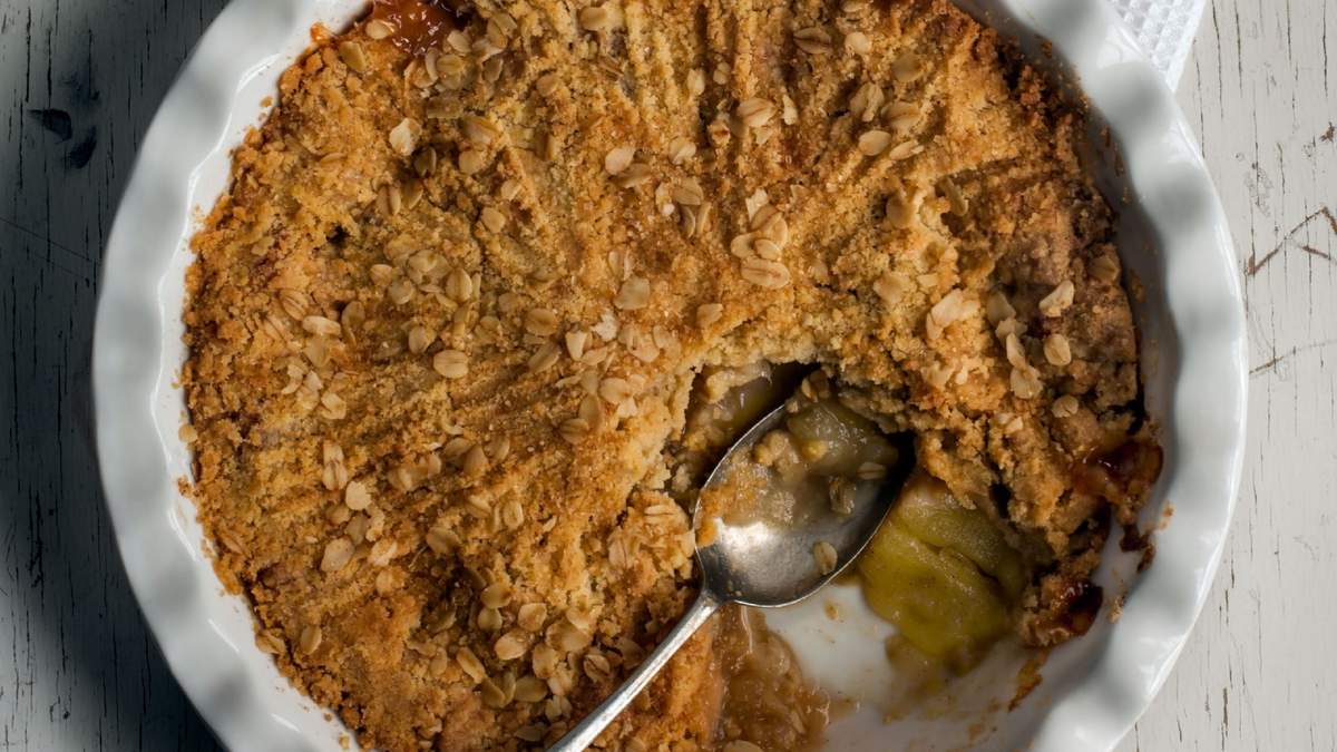 Crumble de membrillo. Fuente: (Instagram)