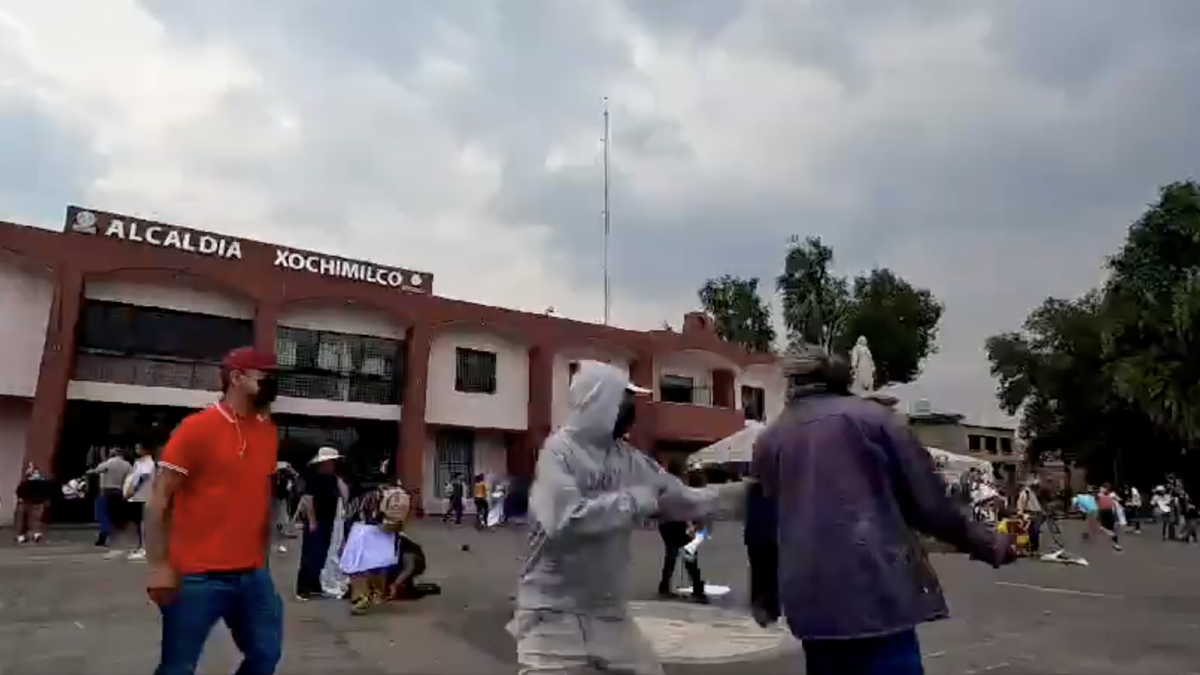 Uno de los videos de la agresión