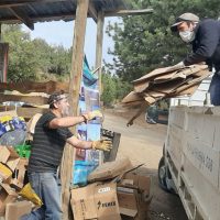 Villa Pehuenia y Moquehue separan residuos para reciclar en cuarentena