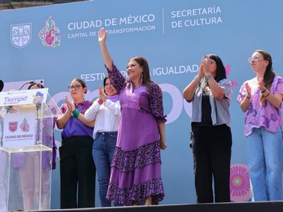 Brugada presumió, en vísperas del 8M, que en 2025 el feminicidio se redujo 35%