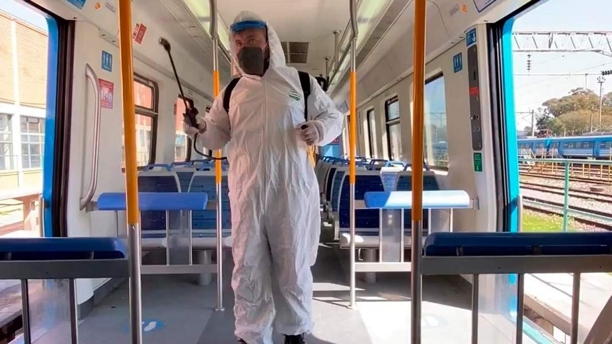 Trenes Argentinos aplicará un nuevo mecanismo de desinfección en sus formaciones. Fuente: (Twitter)