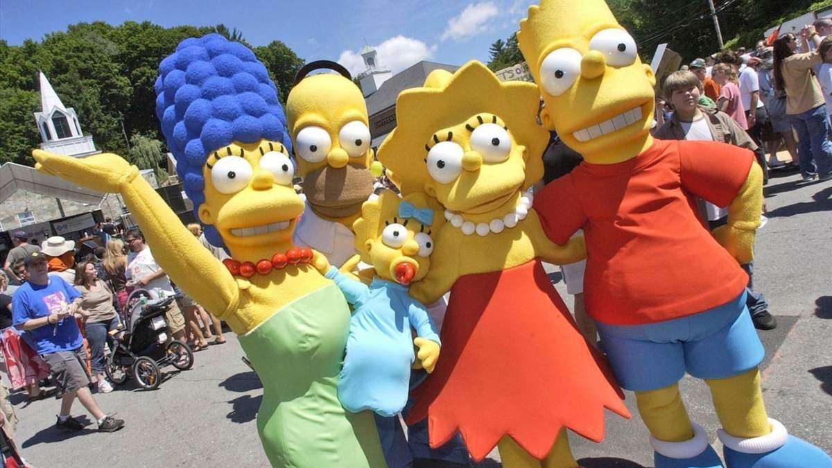 Los personajes principales de Los Simpson