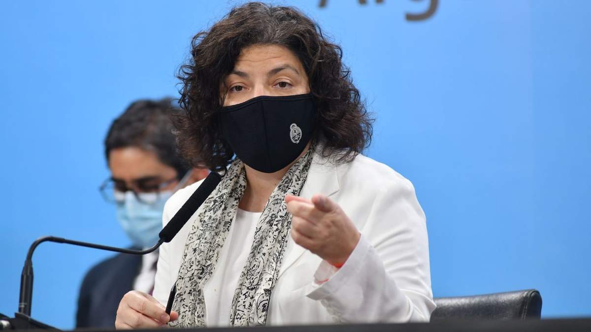 Carla Vizzotti, ministra de Salud. Fuente: (Twitter)