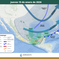 Frente frío 28: masa de aire polar cubrirá casi todo el país este jueves