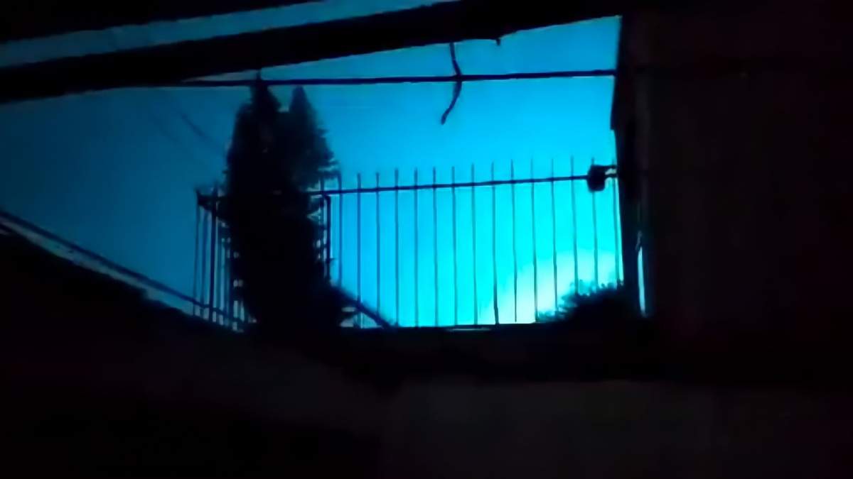 "Luces de terremoto" en México. Fuente: (Twitter)
