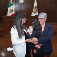 Synthia y Fanny, la primera pareja homoparental del Edomex en concretar la adopción de una niña
