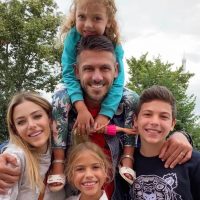Así fue el tierno encuentro entre los hijos de Evangelina Anderson y Martín Demichelis