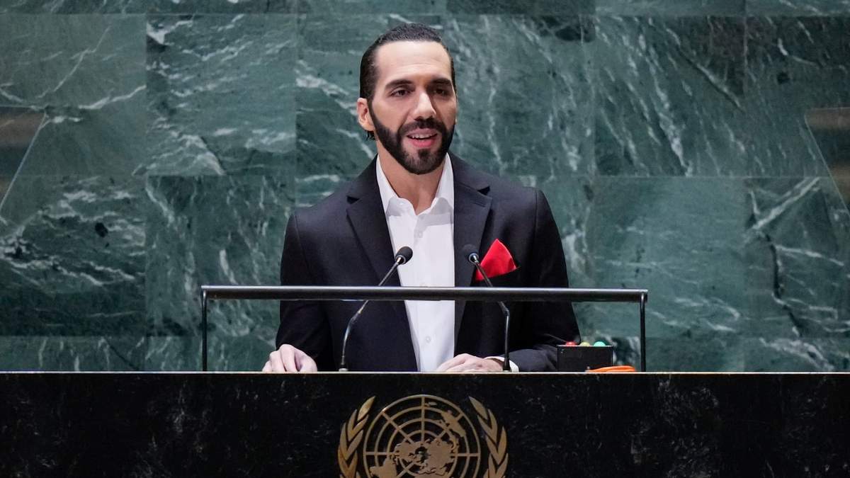 Nayib Bukele en la Asamblea de la ONU