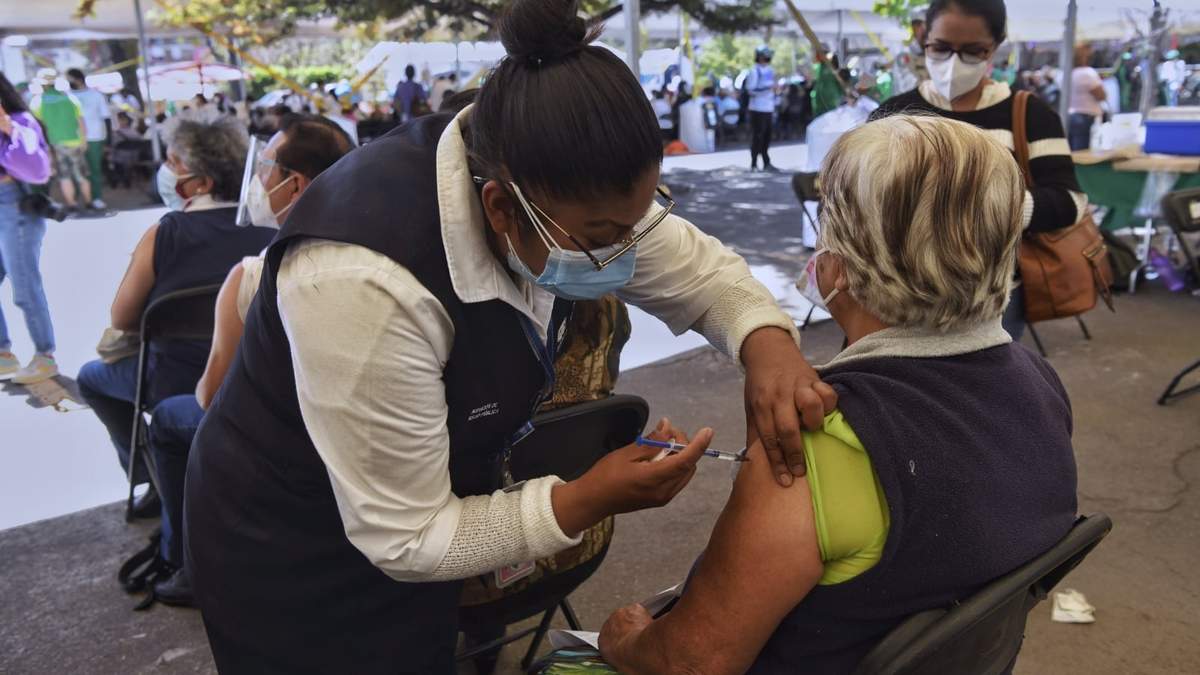 Un centro de vacunación en la CDMX