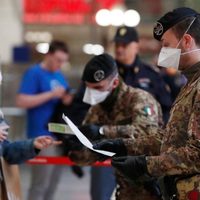 Italia, un país de "zombis" con tapabocas