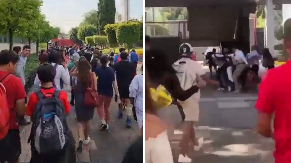 Pelea al interior de la UVM Coyoacán
