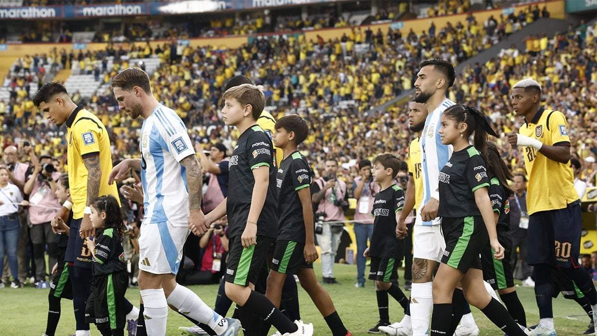 Argentina y Ecuador, dos selecciones clasificadas.
