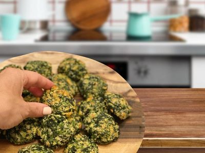 Buñuelos de papa y espinaca: están listos en 5 minutos y llevan pocos ingredientes