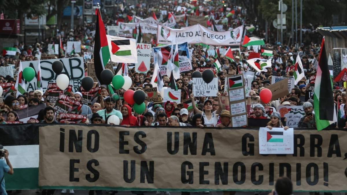 La marcha del Ángel al Zócalo