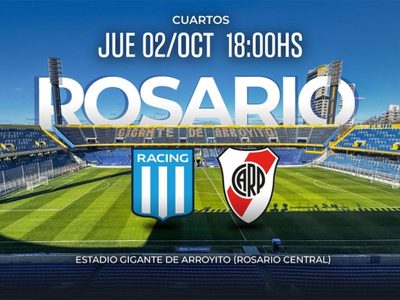 Racing y River, a todo o nada en Rosario con la atenta mirada de la Lepra