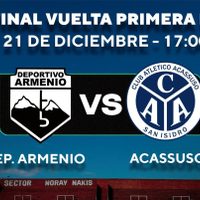 Deportivo Armenio y Acassuso se enfrentan por el último ascenso a la B