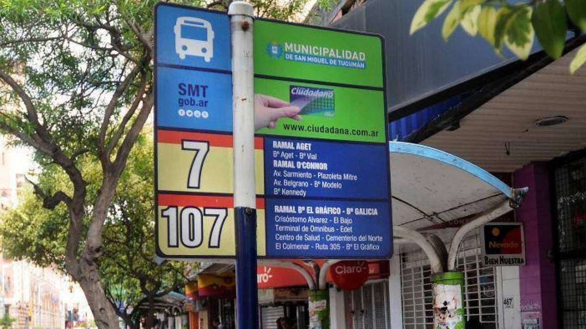Paro de colectivos. Fuente: (Twitter)