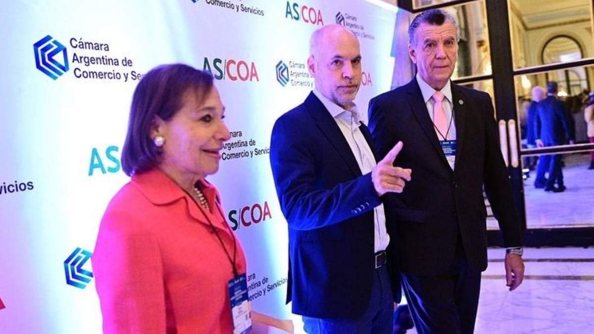 Larreta junto a referentes del mundo empresarial. Fuente: (Twitter)
