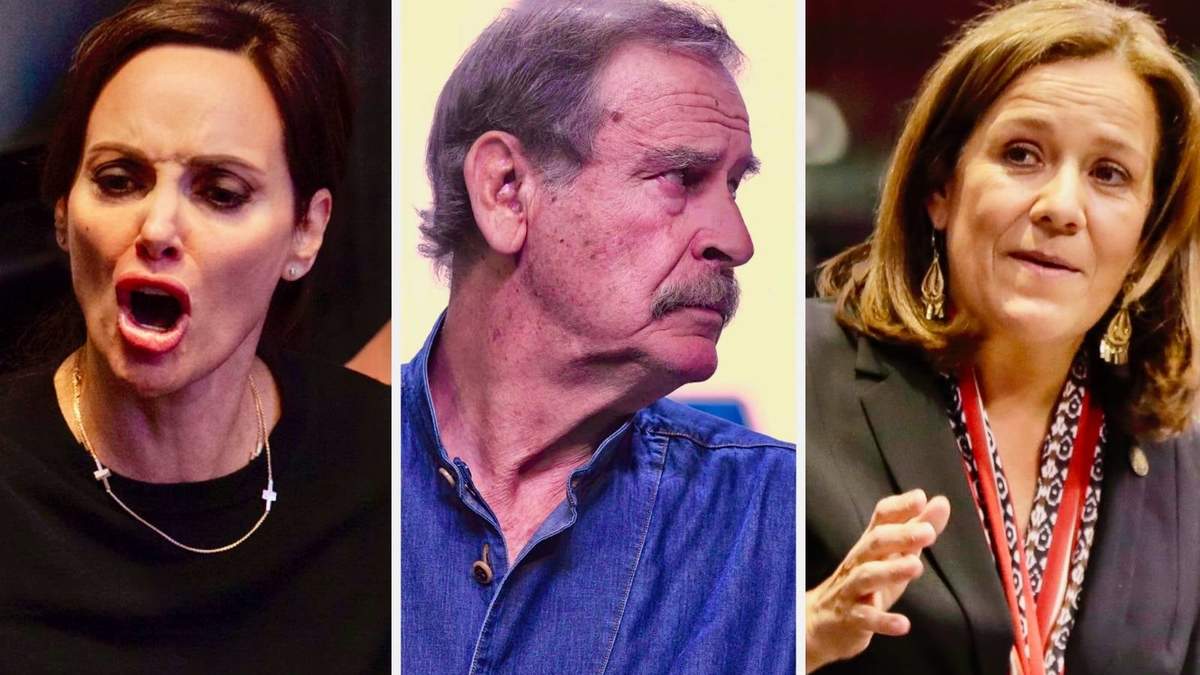 Lilly Téllez, Vicente Fox y Margarita Zavala