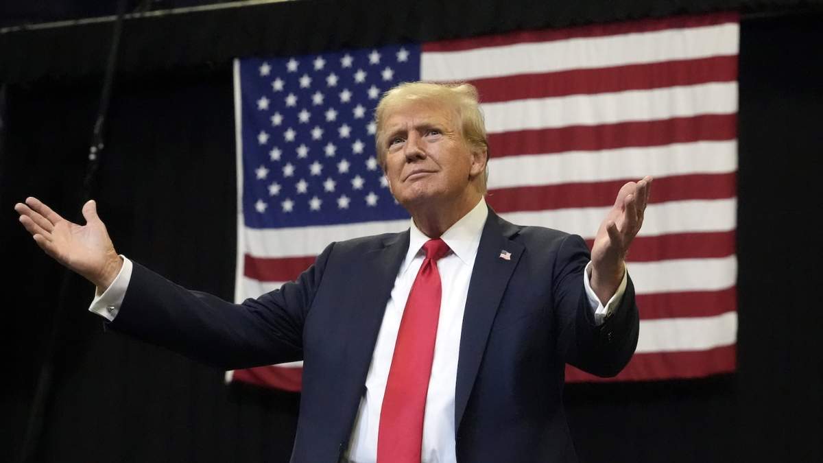 El candidato presidencial republicano y expresidente Donald Trump