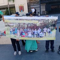 Familias desplazadas de Nueva Palestina exigen ayuda humanitaria al gobierno de Chiapas
