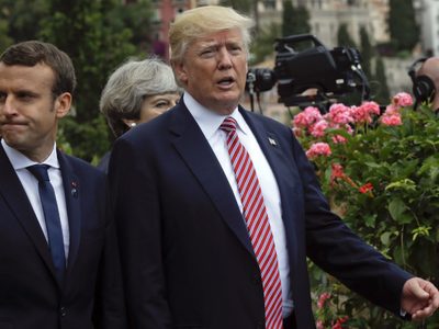 Trump-Macron: un encuentro 'viril”