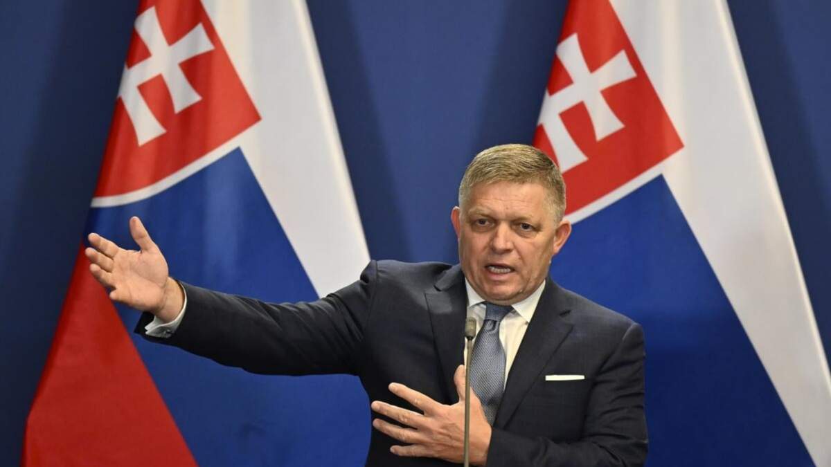 El primer ministro de Eslovaquia, Robert Fico