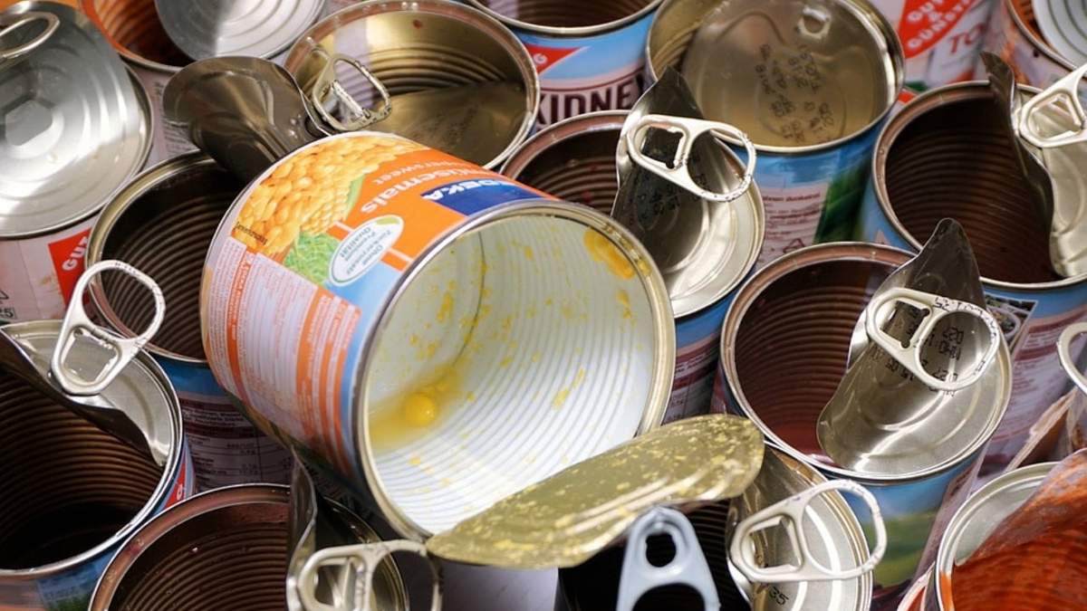 Latas de conserva. Fuente: (Instagram).