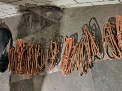 Detienen a trabajador que intentaba robar 10 kilos de cable en estación Zaragoza del Metro